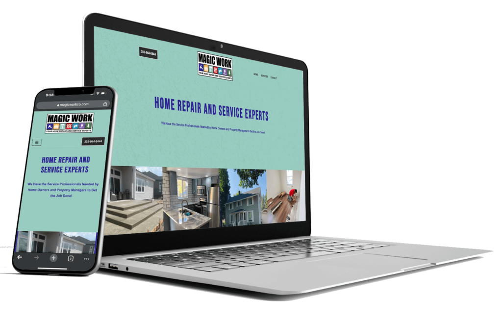 website completed in 2024 for local contracting company